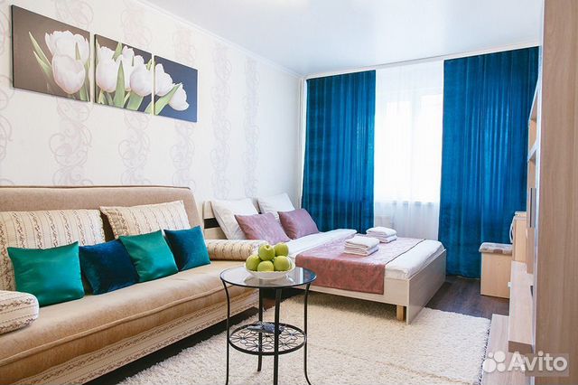 

1-к. квартира, 48 м², 2 кровати