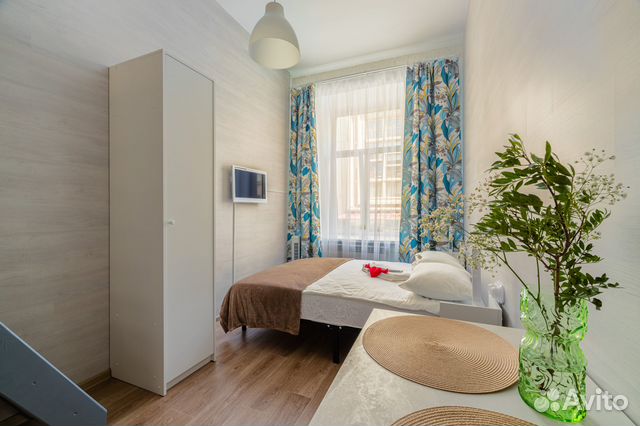 

Квартира-студия, 18 м², 2 кровати