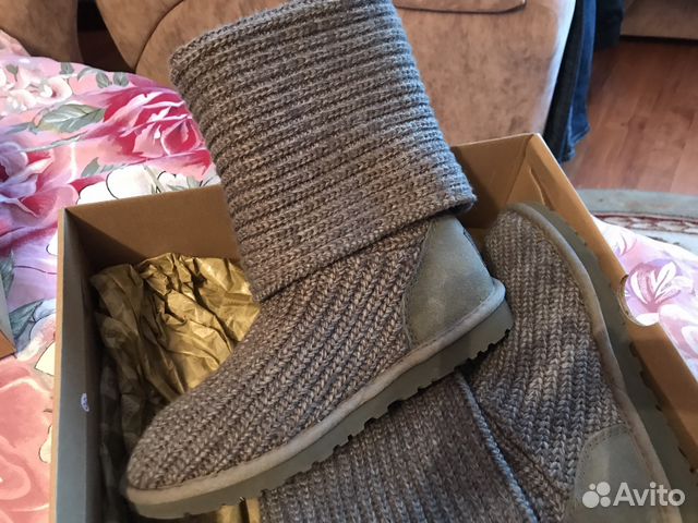 Угги Ugg classic cardy grey Угги Ugg classic cardy grey