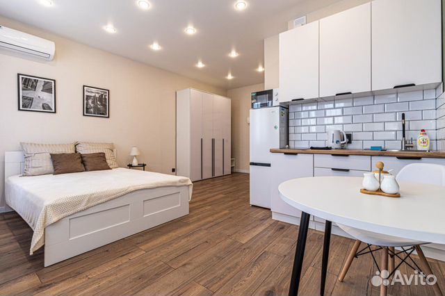 

Квартира-студия, 25 м², 1 кровать