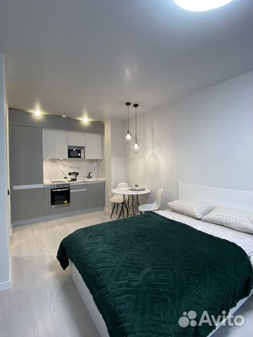 

Квартира-студия, 28 м², 2 кровати