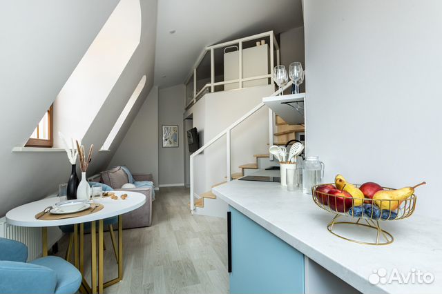 

Квартира-студия, 35 м², 2 кровати