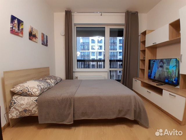 

Квартира-студия, 27 м², 1 кровать