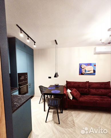 

1-к. квартира, 33,5 м², 2 кровати