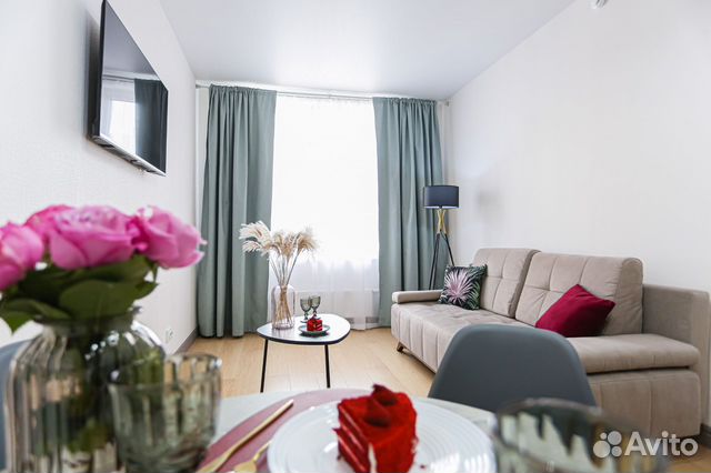 

1-к. квартира, 41 м², 2 кровати