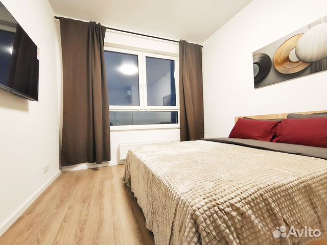 

1-к. квартира, 36 м², 2 кровати