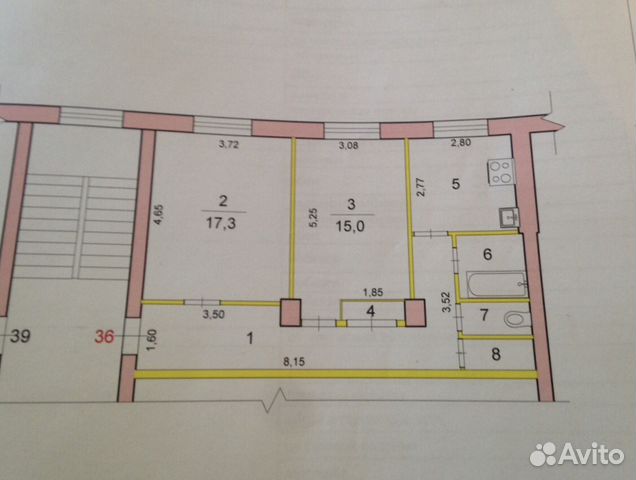 2-к квартира, 60 м², 2/5 эт. 2-к квартира, 60 м², 2/5 эт.