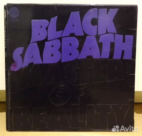 Black Sabbath Master Of Reality UK 1st Press 1971