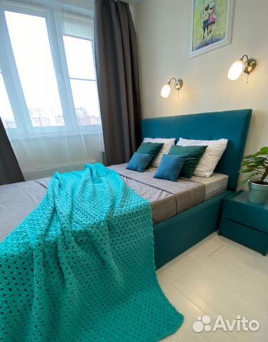 

1-к. квартира, 34 м², 2 кровати