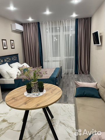 

Квартира-студия, 32 м², 2 кровати