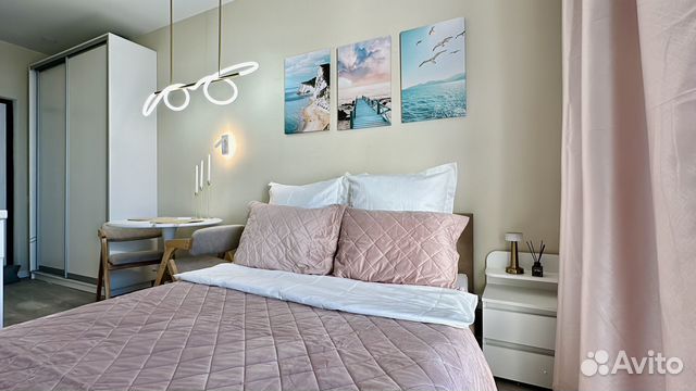 

Квартира-студия, 18 м², 2 кровати