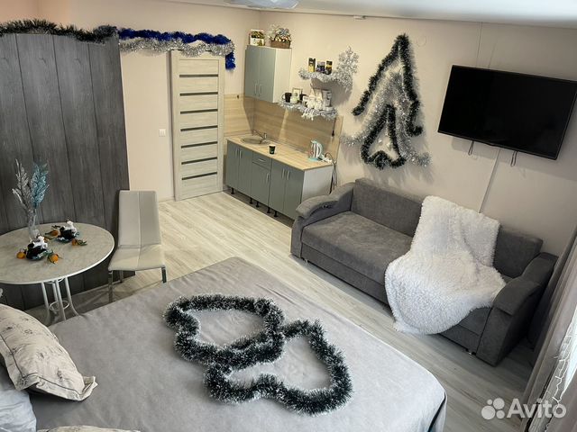 

Квартира-студия, 28 м², 2 кровати