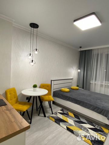 

Квартира-студия, 28 м², 2 кровати