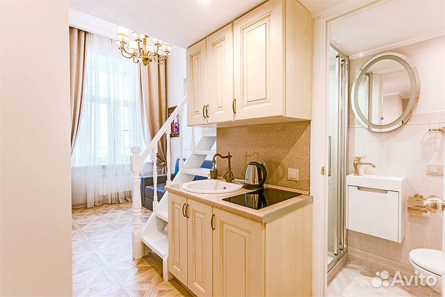 

Квартира-студия, 14 м², 2 кровати