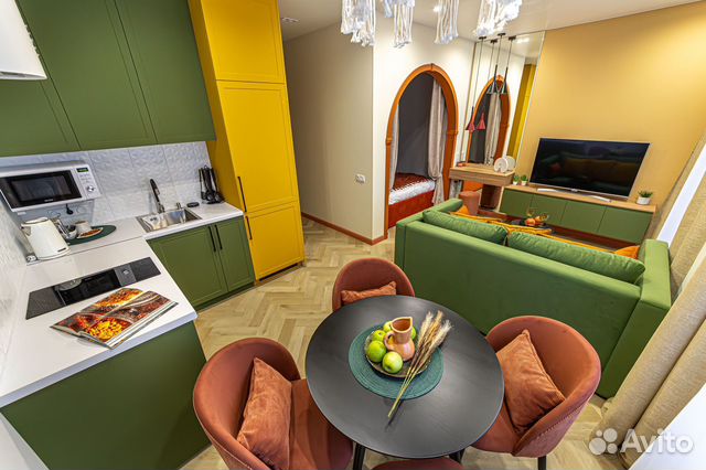 

1-к. квартира, 38 м², 2 кровати
