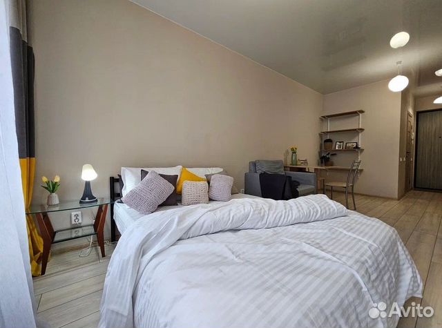 

Квартира-студия, 38 м², 2 кровати
