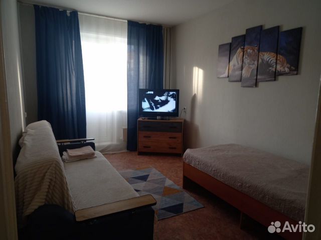 

1-к. квартира, 38 м², 2 кровати