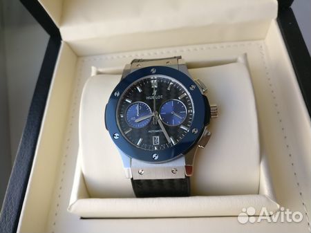 Часы мужские hublot Classic Fusion blue ceramic