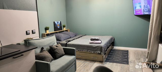 

Квартира-студия, 30 м², 2 кровати