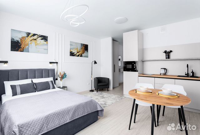 

Квартира-студия, 33 м², 1 кровать
