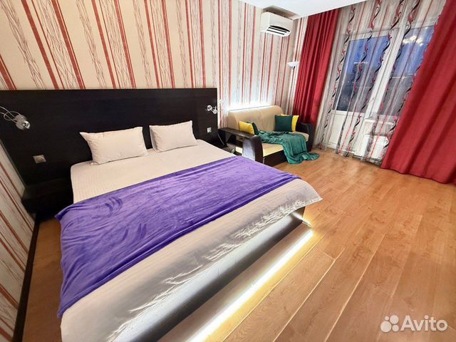 

Квартира-студия, 42 м², 2 кровати