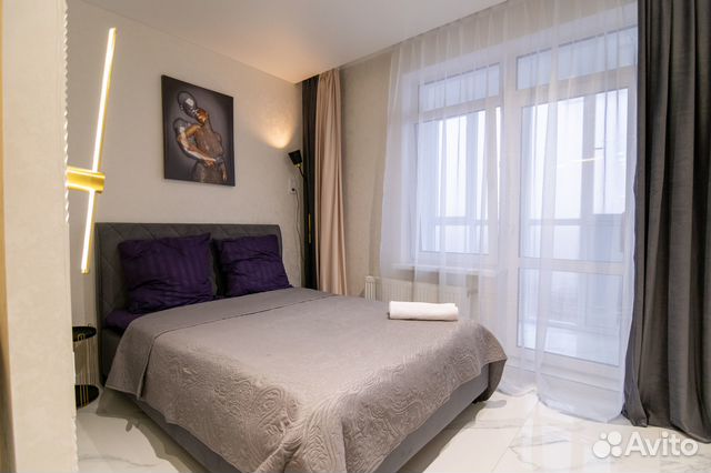 

Квартира-студия, 28 м², 2 кровати