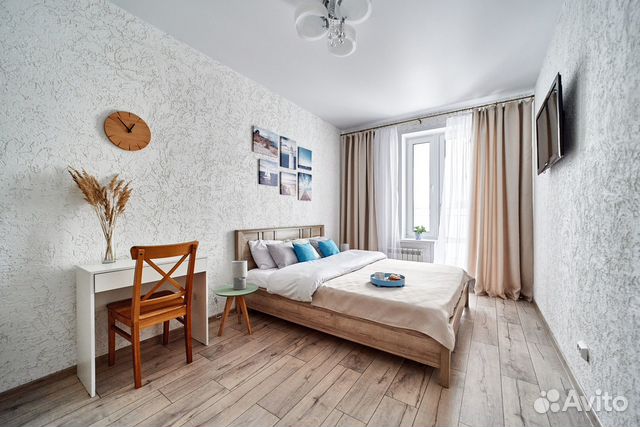 

1-к. квартира, 42 м², 2 кровати