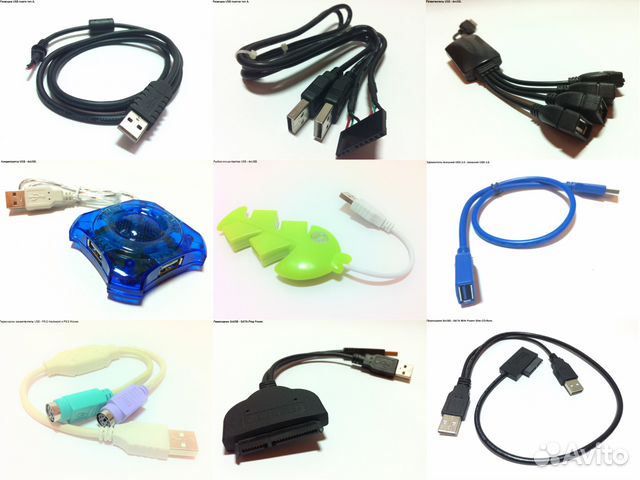 Переходники, кабели, разветвители USB (03) Переходники, кабели, разветвители USB (03)