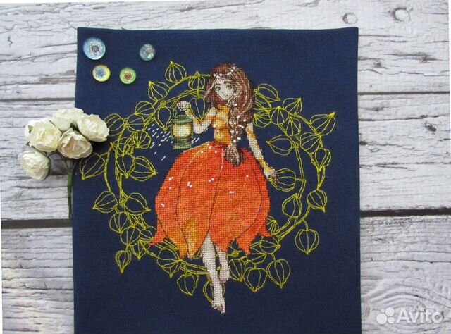 Картина вышитая крестом Картина вышитая крестом