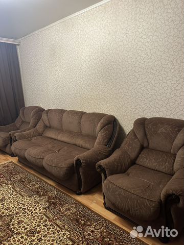 

1-к. квартира, 37 м², 2 кровати