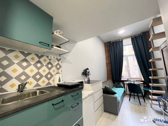 

Квартира-студия, 22 м², 2 кровати