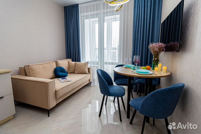 

1-к. квартира, 48 м², 3 кровати