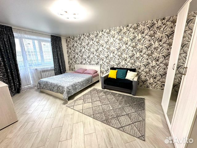 

1-к. квартира, 45 м², 2 кровати