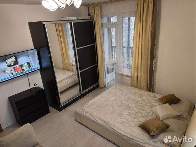 

1-к. квартира, 41 м², 3 кровати