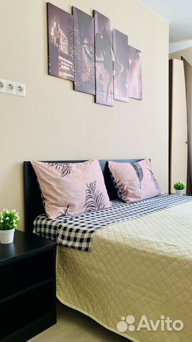 

1-к. квартира, 40 м², 2 кровати