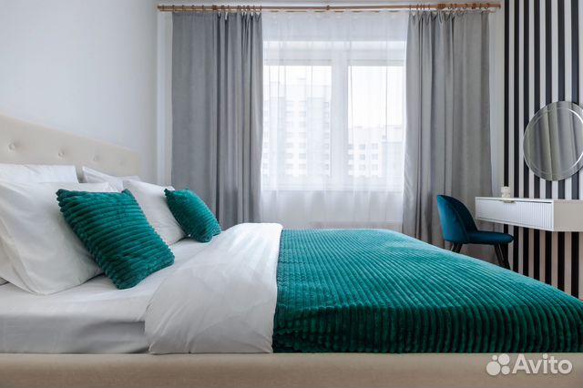 

1-к. квартира, 42 м², 2 кровати