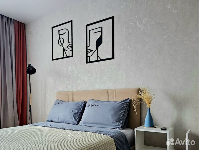 

1-к. квартира, 34 м², 2 кровати