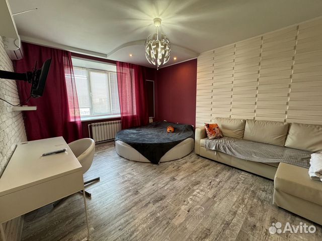 

1-к. квартира, 46 м², 2 кровати