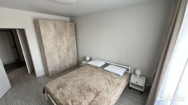 

1-к. квартира, 45 м², 2 кровати