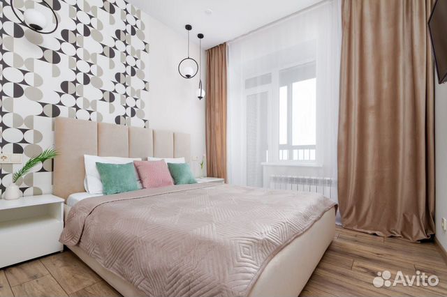 

1-к. квартира, 32 м², 2 кровати