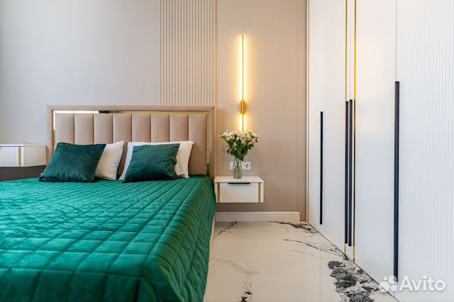 

1-к. квартира, 42 м², 2 кровати