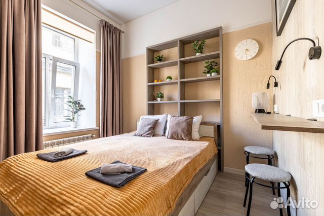 

Квартира-студия, 15 м², 1 кровать