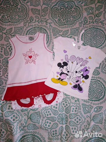 Пакет одежды для девочки 74-80