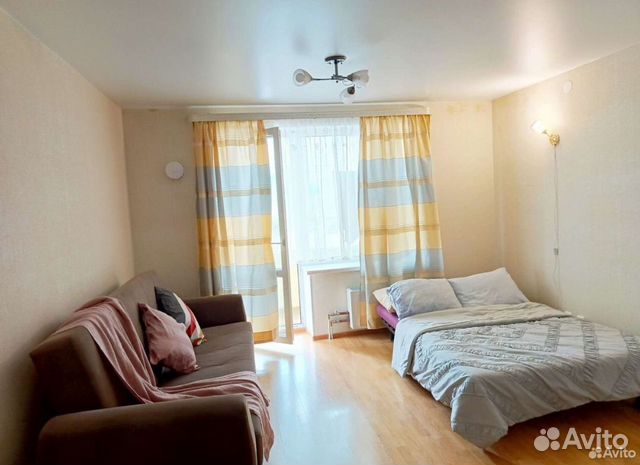

Квартира-студия, 30 м², 3 кровати