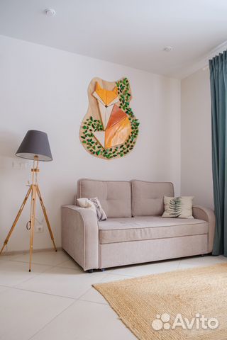 

Квартира-студия, 35 м², 2 кровати