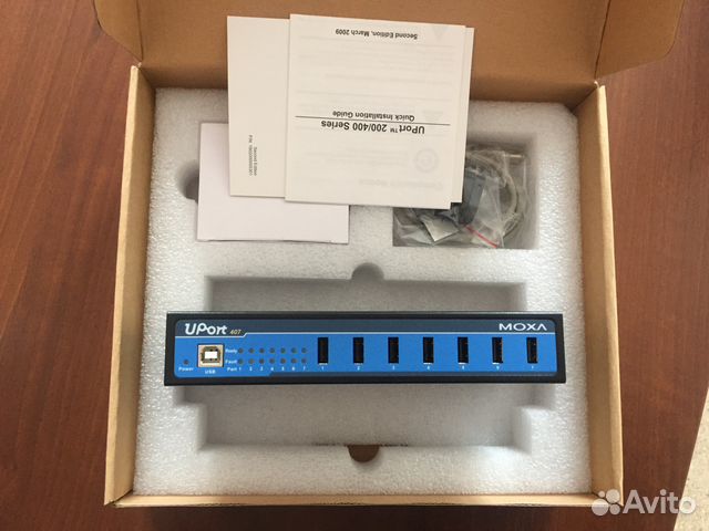 USB-хаб Разветвитель USB 2.0 moxa UPort 407