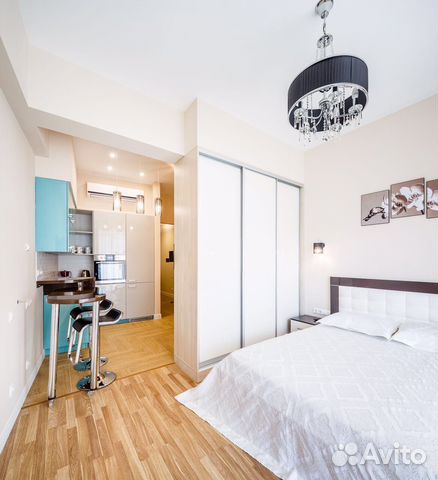 

Квартира-студия, 48 м², 2 кровати