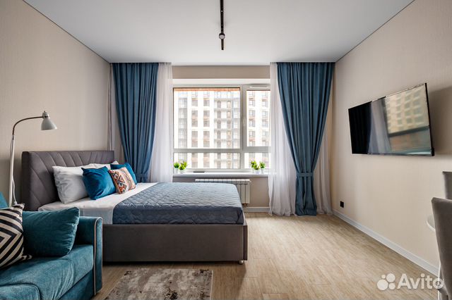 

Квартира-студия, 25 м², 2 кровати