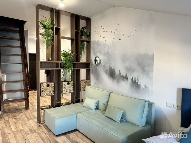 

Квартира-студия, 46 м², 2 кровати
