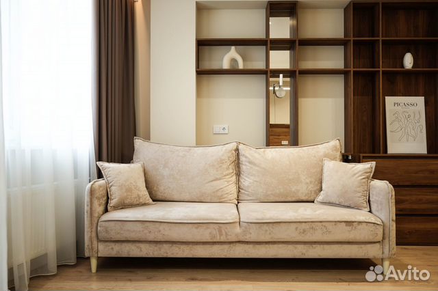 

Квартира-студия в апарт-отеле, 44 м², 2 кровати